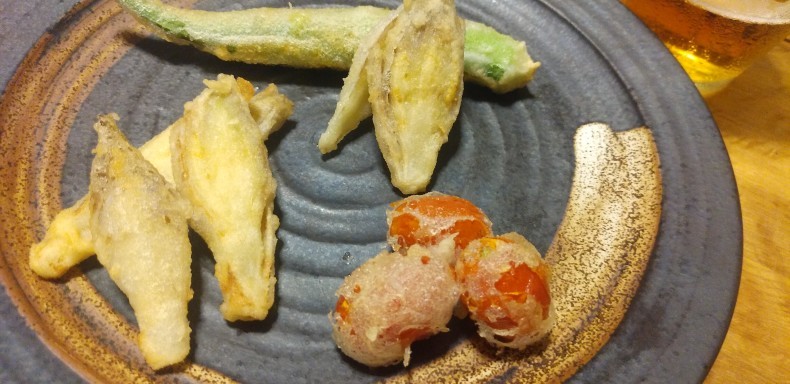 ミョウガの天ぷら 小さいことと日々