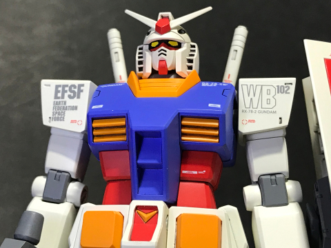 バンダイ 1/144 RX-78-2 ガンダム（完成） : サンフィッシュ飛行隊