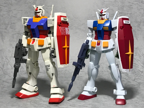 バンダイ 1/144 RX-78-2 ガンダム（完成） : サンフィッシュ飛行隊