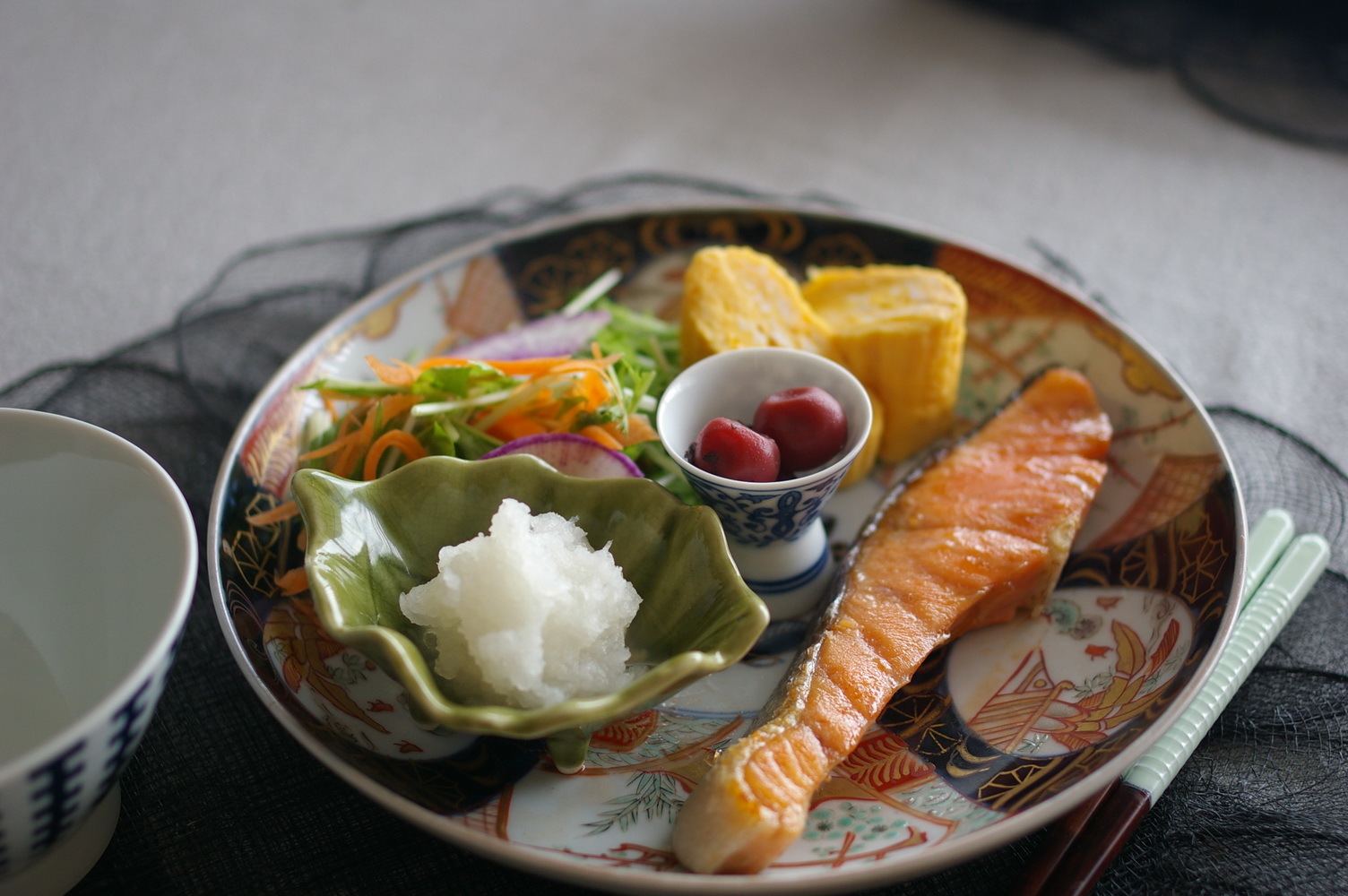 朝食のような塩鮭ランチ_d0327373_11270460.jpg