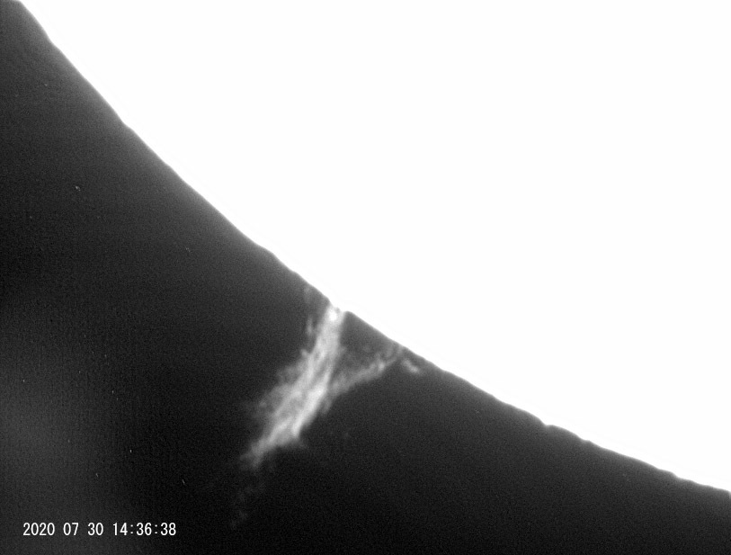 7月30日の太陽 大プロミネンス発生!_e0174091_16424703.jpg