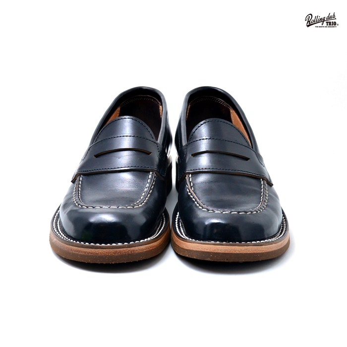ROLLING DUB TRIO(ローリングダブトリオ) 【2020年春夏商品】ROOTS C LOAFER/コインローファー/RDT-BF09:HORSE BUTT BLA_c0204678_17042951.jpg
