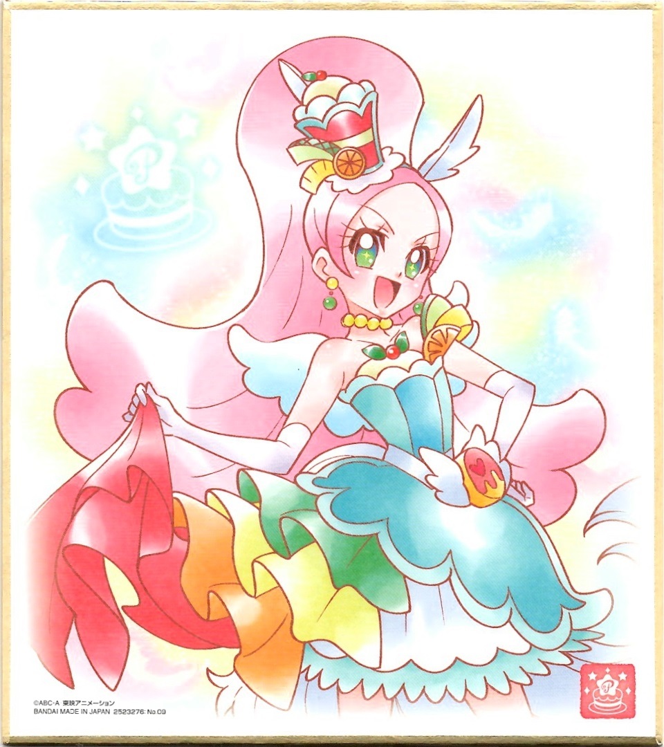 【開封レビュー】プリキュア色紙ART2(16個目~20個目)_f0205396_15422729.jpg