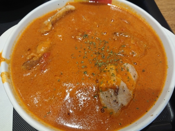 8/1 ごろごろチキンのバターチキンカレー生野菜セット¥780_b0042308_13352738.jpg