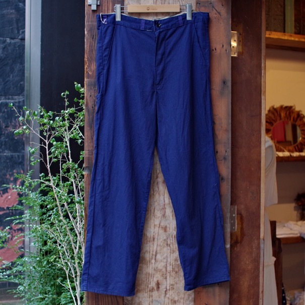 Euro Work Pants / ユーロ ワークパンツ 珍しいコットン・サテン_d0257333_20133175.jpg