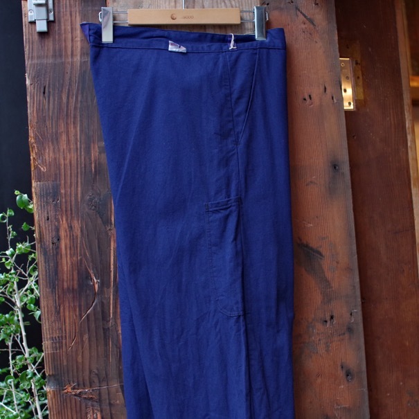 Euro Work Pants / ユーロ ワークパンツ 珍しいコットン・サテン_d0257333_20455554.jpg