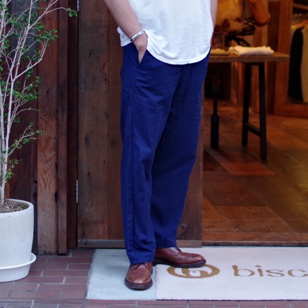 Euro Work Pants / ユーロ ワークパンツ 珍しいコットン・サテン_d0257333_20480143.jpg