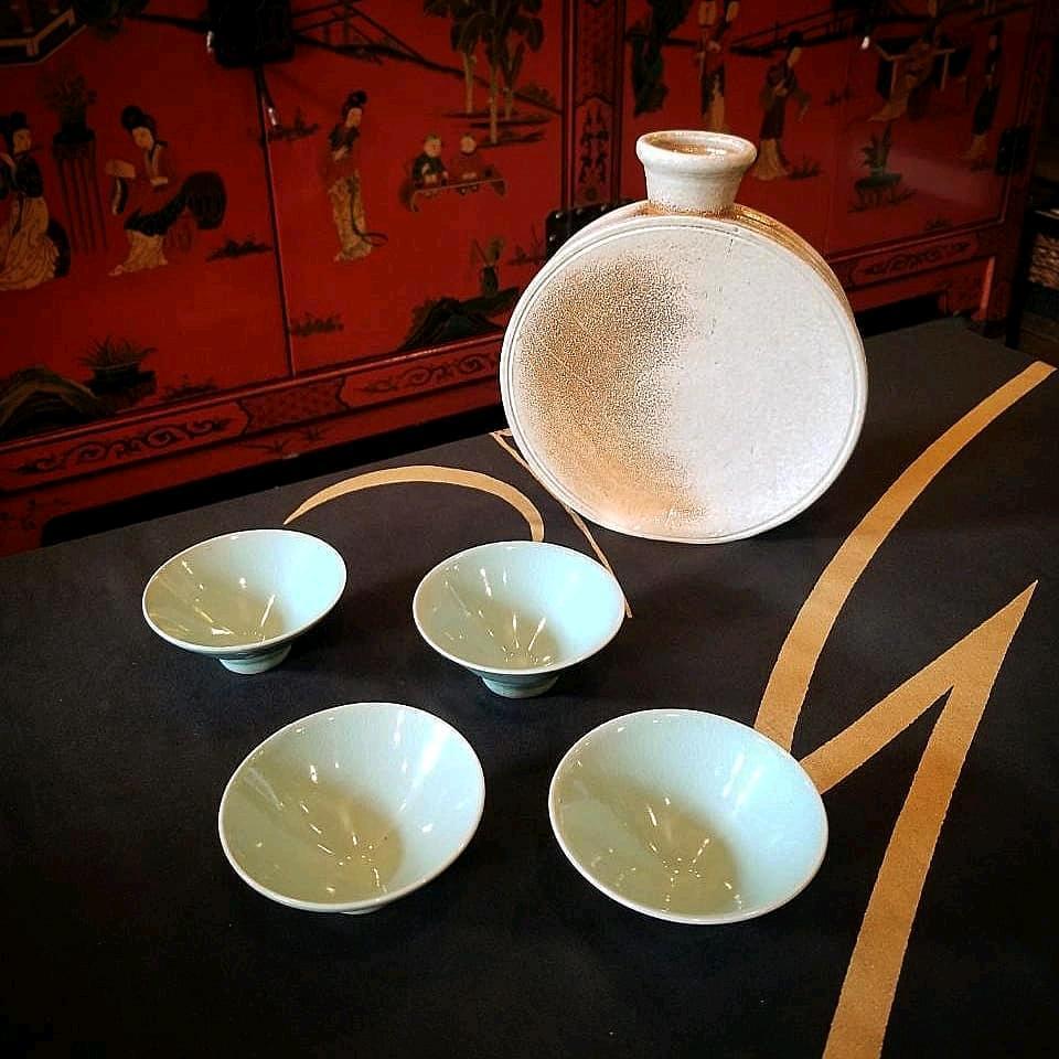 中村明久 粉引盃 中村明久 粉引花入 【公式通販】