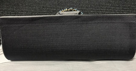 ひまわり帯の残布で、超簡単クラッチバッグ。_f0181251_18345619.jpg
