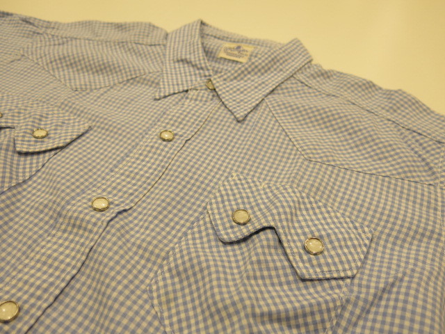 \"WRANGLER WESTERN SHIRT BLUE GINGHAM\"ってこんなこと。_c0140560_15080826.jpg