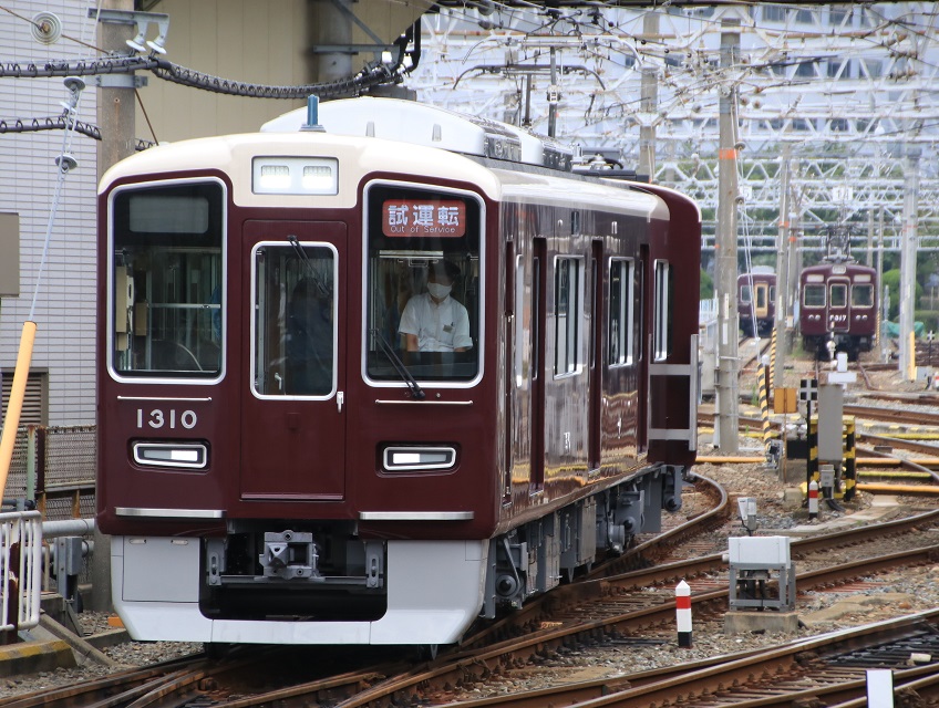 阪急1300系 1310f 新造車両試運転 人生 乗り物 熱血野郎