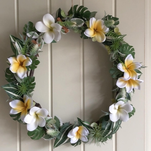 夏色プルメリアのスワッグ夫婦アレンジ️ayu様専用️2つセット