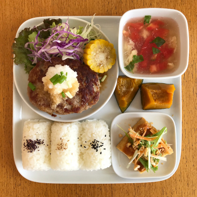 ハンバーグ 和風おろしポン酢_b0102217_15325414.jpg
