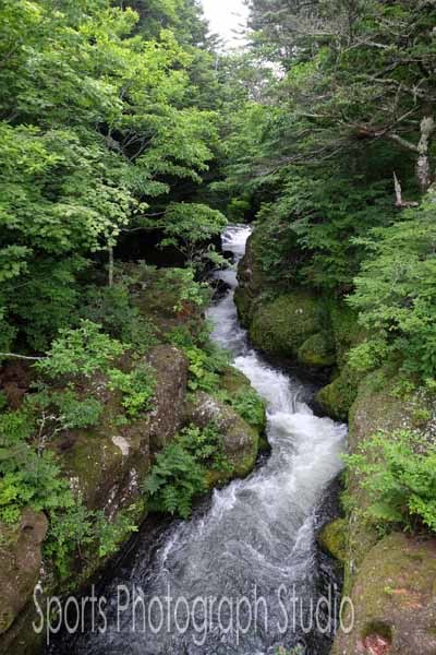 奥日光 湯川の急流 スポーツカメラマン国分智の散歩の途中で