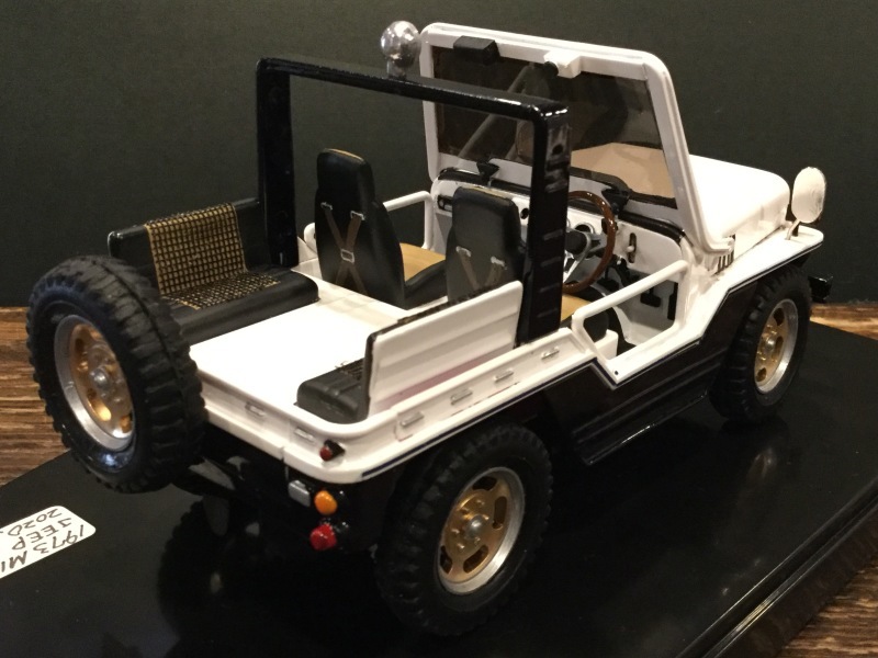 パジェロ ふたたび ② 三菱ジープ パジェロ 1973 (日本模型 1/20