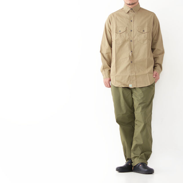 orslow [オアスロウ] M UTILITY WORK SHIRT KHAKI[01-8063-40 ...