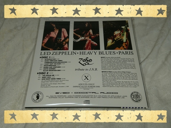 LED ZEPPELIN / HEAVY BLUES PARIS 7インチジャケット版_b0042308_14472691.jpg