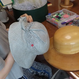 美しい動き セキザワマサコ帽子教室 新潟のいとしげな帽子たち 美しい動き セキザワマサコ帽子教室 新潟のいとしげな帽子たち