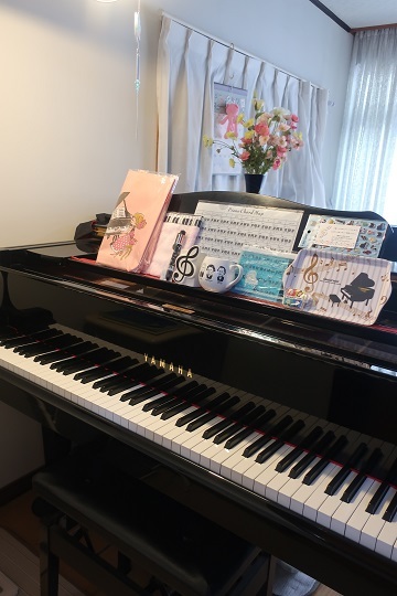 1394 可愛いピアノ雑貨 Kotoe S Notebook