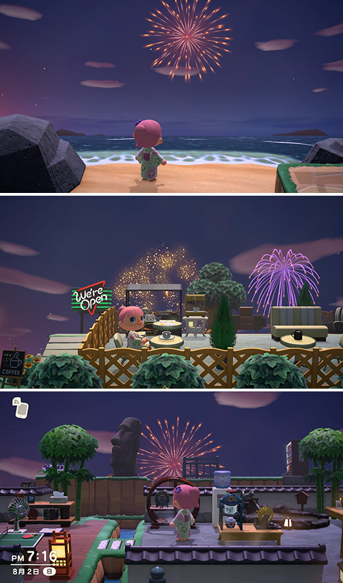 あつまれ どうぶつの森 しましま雑記 夏のしま島で素潜り 花火大会を満喫 ゴチログ Gotthi Log あつまれ どうぶつの森 しましま雑記 夏のしま島で素潜り 花火大会を満喫 ゴチログ Gotthi Log