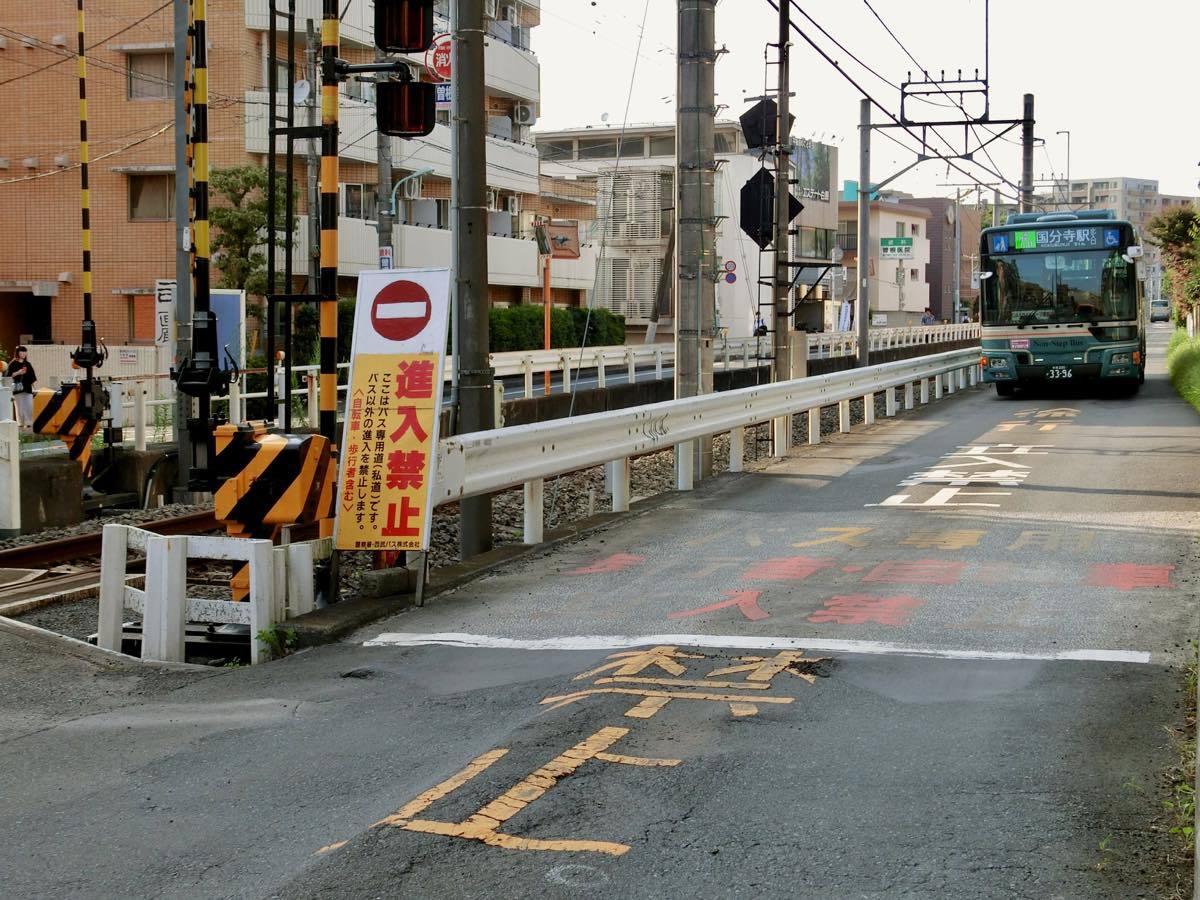 西武バス 国分寺駅北入口ターミナルとバス専用道 黄色い電車に乗せて 西武バス 国分寺駅北入口ターミナルとバス専用道 黄色い電車に乗せて