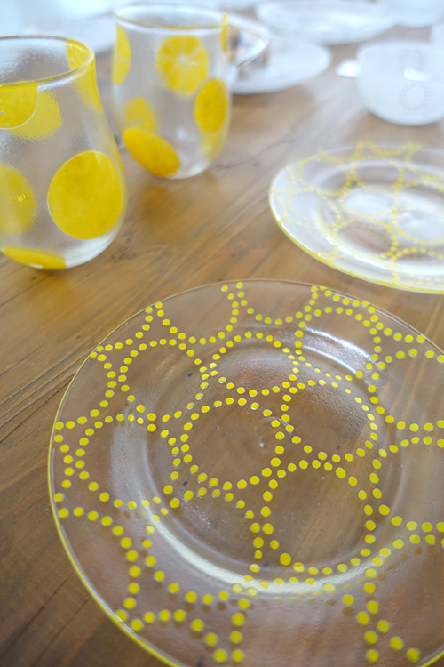 【平井睦美〜over the Table】夏の気分はレースのようなガラスで爽やかに!_a0017350_10230849.jpg