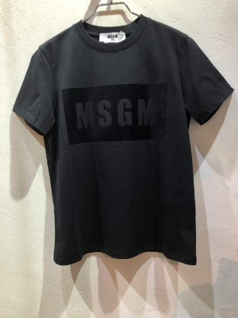 「MSGM エムエスジーエム」新作パネルロゴTシャツ入荷です。_c0204280_18024504.jpg