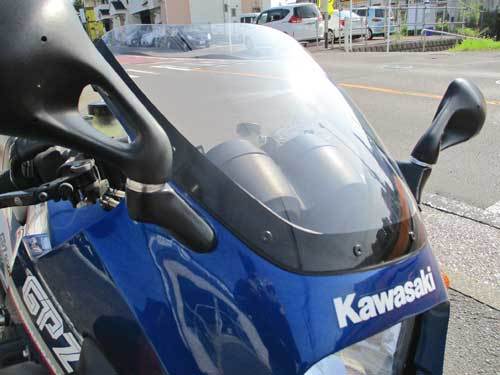 S田サン号 GPZ900Rニンジャのカウルステー&スクリーン交換だったりカウル補修からの車検取得で試乗・・・(^^♪ (Part2)_f0174721_20583041.jpg