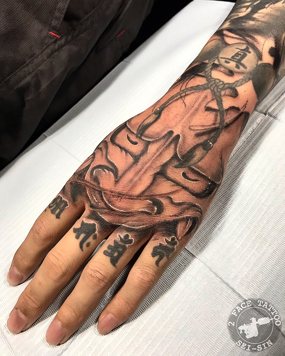 般若 和彫り カスタムワーク 2face Tattoo Studio Japan 千葉県木更津市 刺青処 聖針
