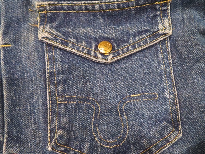 50\'s 60\'s Buckaroo Two Pocket Denim Jacket_e0187362_13254444.jpg
