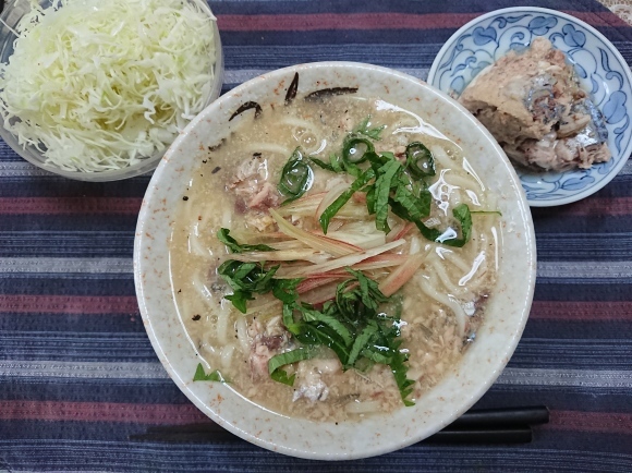 8/10 冷や汁風ぶっかけうどん@自宅_b0042308_14202562.jpg