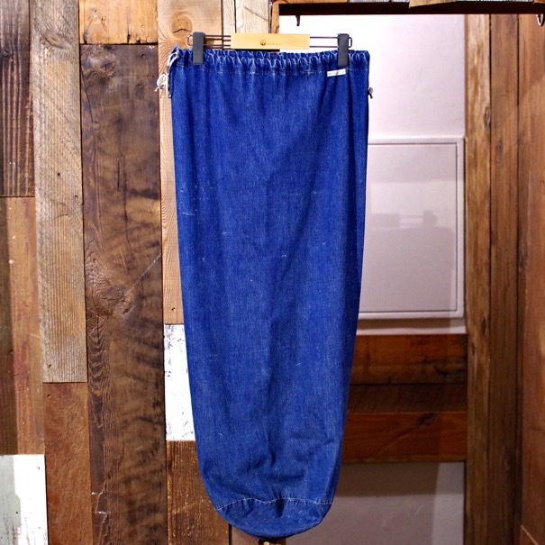 50s〜 US.NAVY デニム ランドリー バッグ ビンテージ ミリタリー 50年代~ U.S.NAVY デニムランドリーバッグ デニム ミリタリー 古着