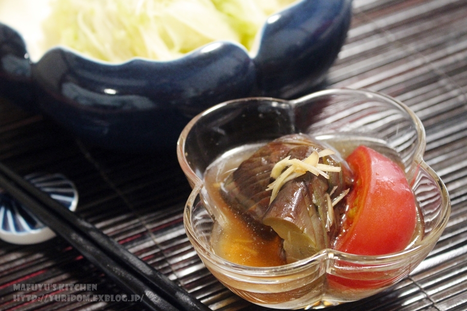 ぎふベジ】なす編② ～ たっぷり新生姜と茄子の焼き浸し・薬膳解説付き