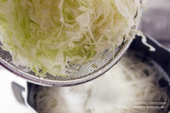 【ぎふベジ】キャベツ編②　～　たっぷりキャベツの基本の夏ヤサ麺（野菜麺・野菜素麺・そうめん）でクールダウン。_e0192461_14405456.jpg