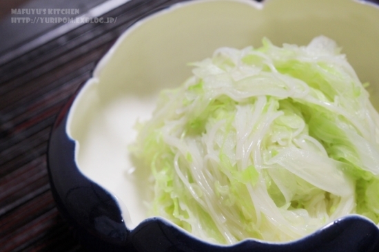 【ぎふベジ】キャベツ編②　～　たっぷりキャベツの基本の夏ヤサ麺（野菜麺・野菜素麺・そうめん）でクールダウン。_e0192461_14422625.jpg