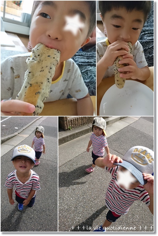アイスパン?フィッシュボーンパン!?本当は。。。とトトがイイ!と言わなかった朝(笑)_a0348473_02331901.jpg