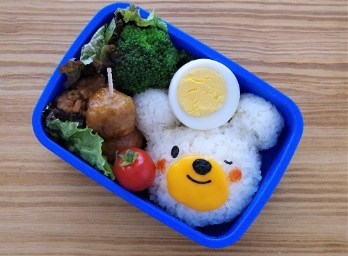 くまちゃんのキャラ弁と小学生のお弁当_f0168317_02014938.jpg