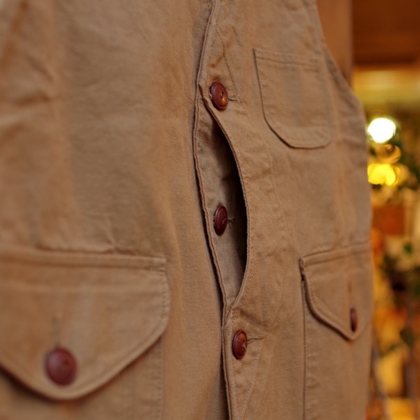 RRL ハーフムーンポケット ハンティングベスト ダブルアールエル Ralph Lauren RRL ムーンポケットハンティングベスト サーモン