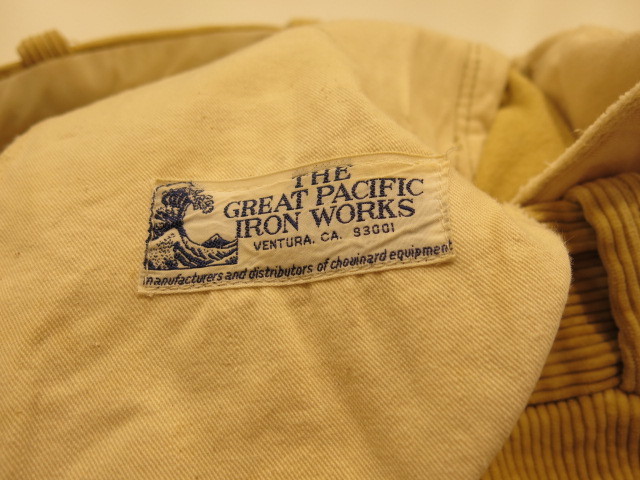 \"THE GREAT PACIFIC IRON WORKS CORDUROY PANTS\"ってこんなこと。_c0140560_09251998.jpg