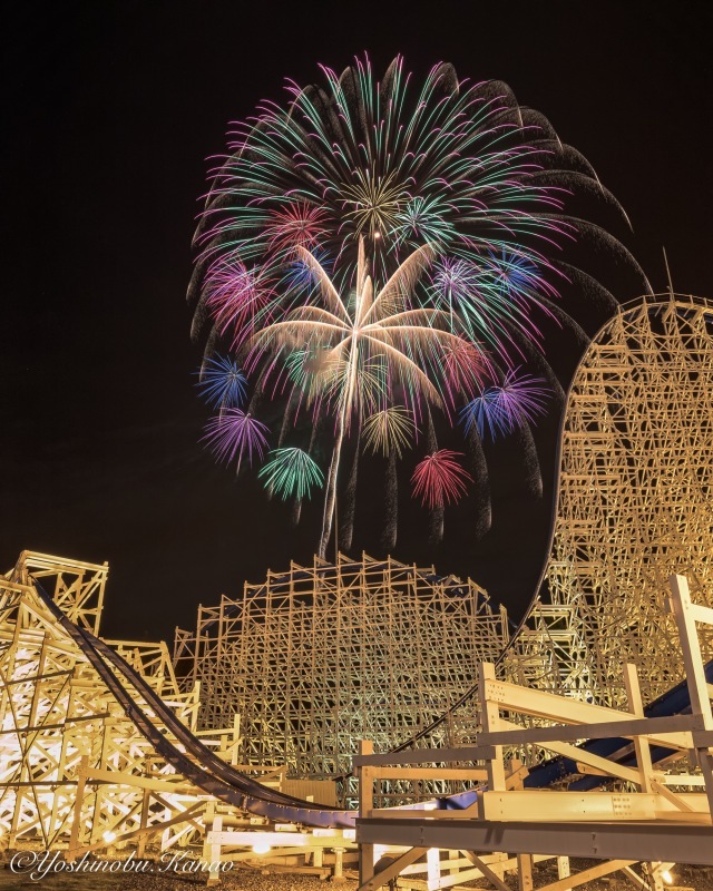 長島温泉花火大競演 写真ブログ 四季の詩