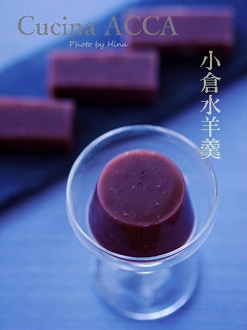 和のおやつ、小倉水羊羹_f0245680_18171982.jpg