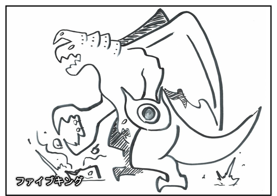【ただの雑記】記憶だけでウルトラマンゼットや怪獣を描けるか④_f0205396_14582515.jpg