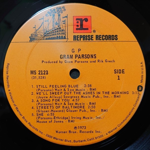Gram Parsons その2 GP / And ・・・More : アナログレコード