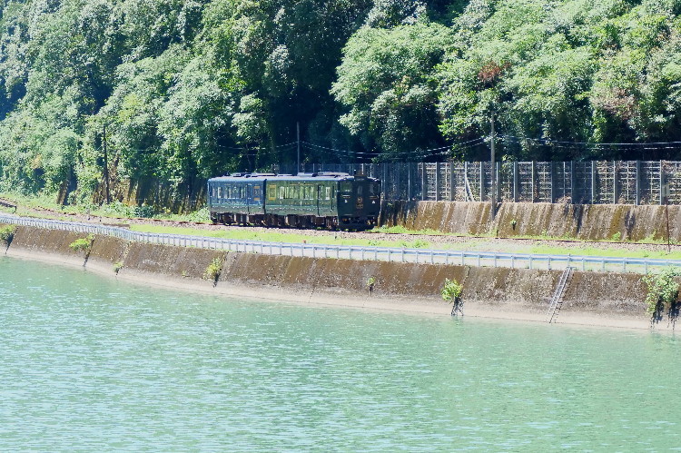 SL人吉＠球磨川 : Bird island