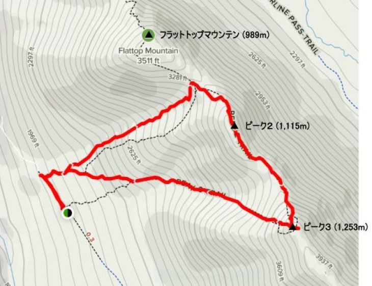 Flattop Mountain - 山頂2 & 山頂3_b0135948_18293154.jpg
