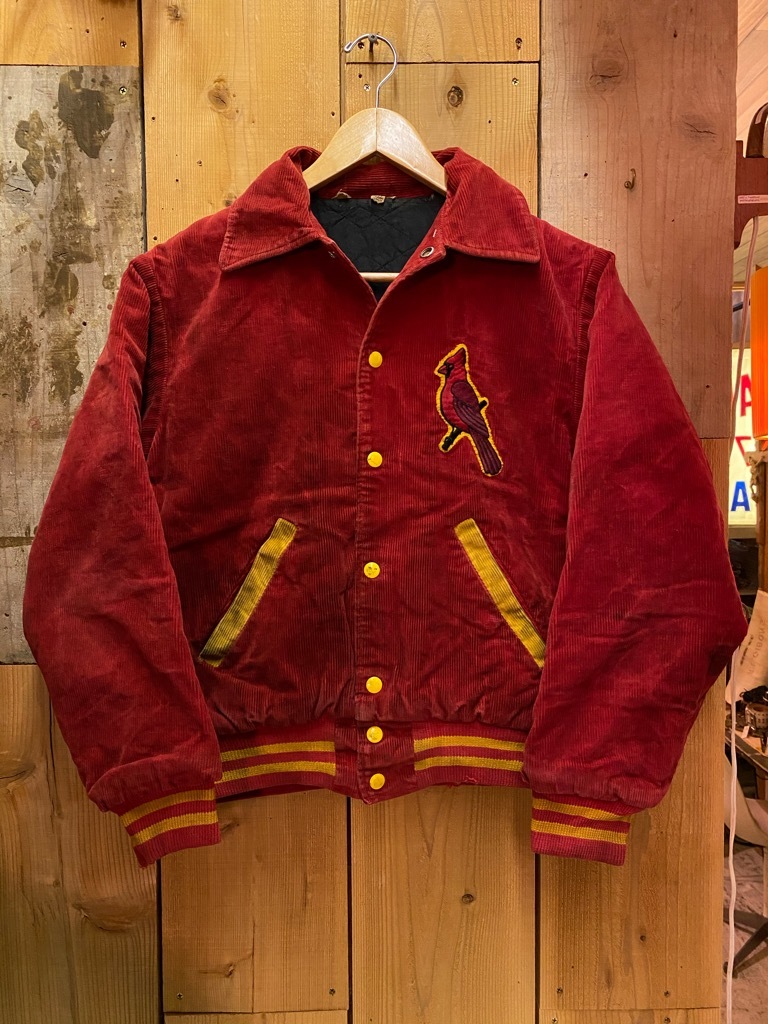 8月19日(水)マグネッツ大阪店秋物ヴィンテージ入荷日 #4 Vintage Varsity JKT編Parrt1!!Cotton,Corduroy&Satin!!_c0078587_13004906.jpg