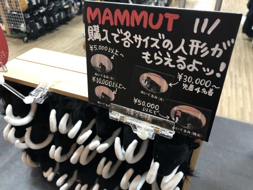 MAMMUT」ぬいぐるみキャンペーン 開催! : 秀岳荘みんなのブログ!! MAMMUT」ぬいぐるみキャンペーン 開催! : 秀岳荘みんなのブログ!!