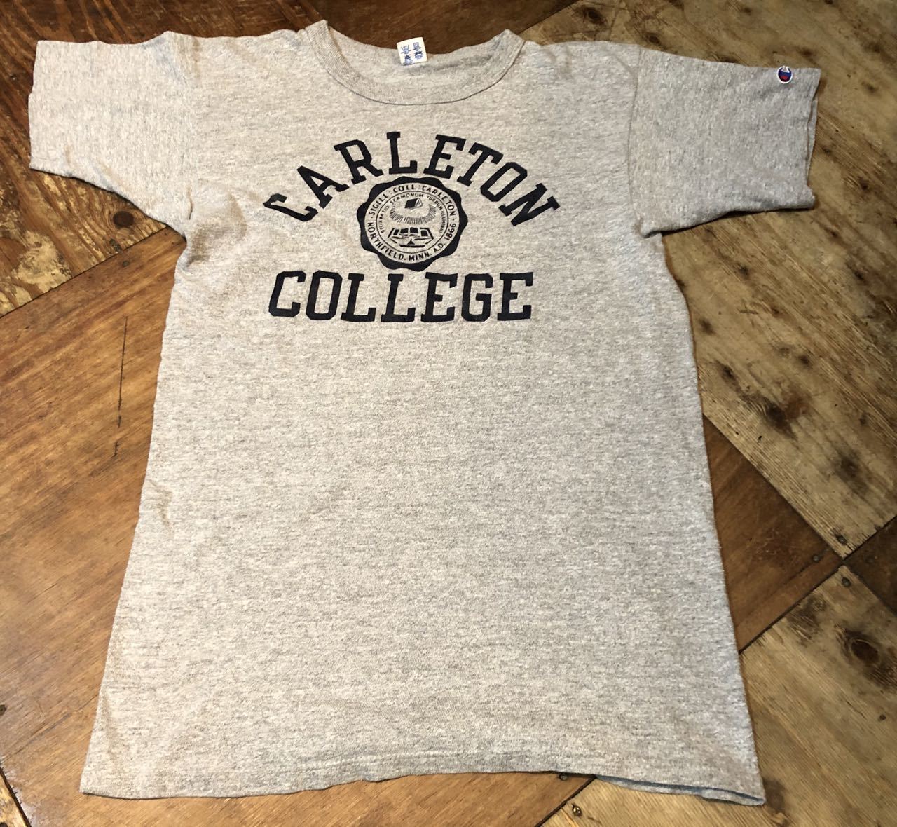 8月16日（日）入荷！８０s　champion チャンピオン　８８／１２　トリコタグ　カレッジTシャツ！_c0144020_12465695.jpg