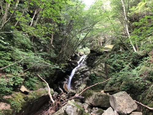 武奈ヶ岳　難関の八淵の滝ルートで攻略！_b0200358_13011201.jpeg