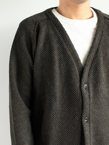NEEDLES V Neck Cardigan - Pique Knit : 『Bumpkins putting on airs』 NEEDLES V Neck Cardigan - Pique Knit : 『Bumpkins putting on airs』